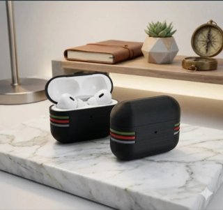 Funda AirPods Pro 2 con diseño de rayas