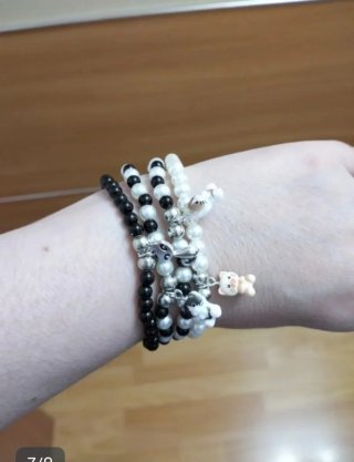 Lote 4 pulseras elásticas