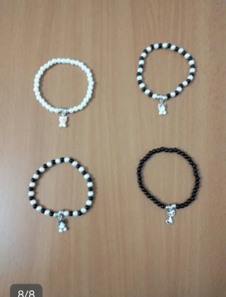Lote 4 pulseras elásticas