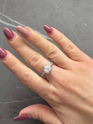 Anello Cuore Zircone Argento 925