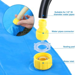 Piscina hinchable infantil con chorros