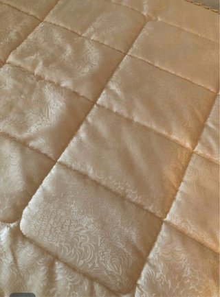 Edredón beige satin Reig Marti