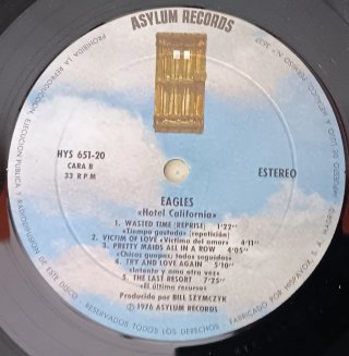 Eagles - Hotel California Vinilo LP