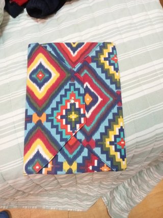 Bolso de mano multicolor