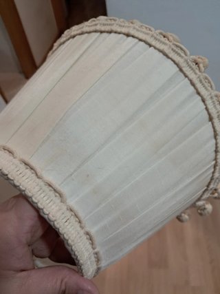 Lámpara de mesa hierro negro con 3 pantallas
