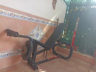 Banco de pesas ajustable