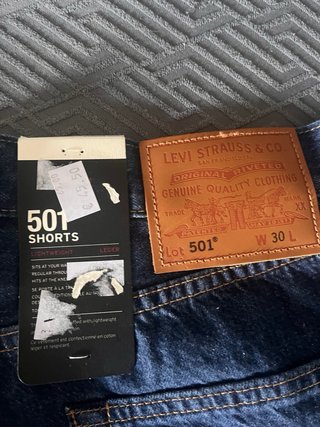 Pantalón corto tejano Levi's azul
