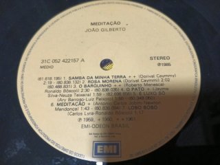 Vinilo João Gilberto Meditação