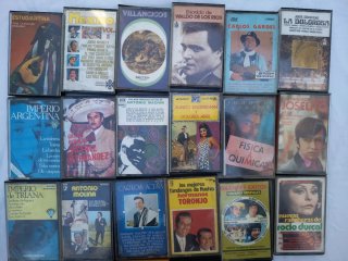 Lote de cassettes antiguos