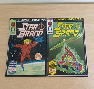STAR BRAND #1 y #2 - Marvel Nuevo Universo (Comic)