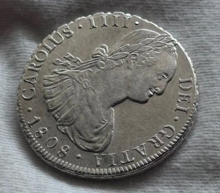 8 Reales 1808 Argento - Carlo III