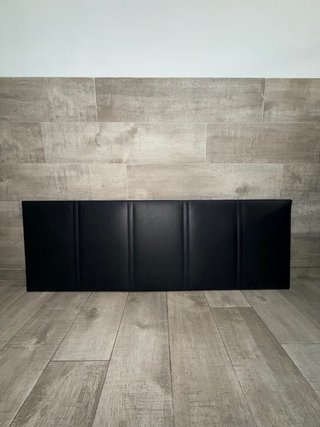 Cabecero de cama polipiel negro