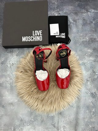 Scarpe Love Moschino rosse donna