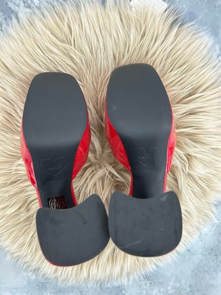 Scarpe Love Moschino rosse donna