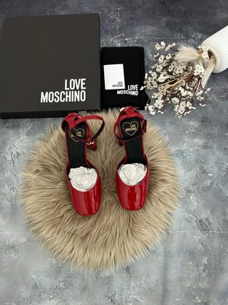 Scarpe Love Moschino rosse donna