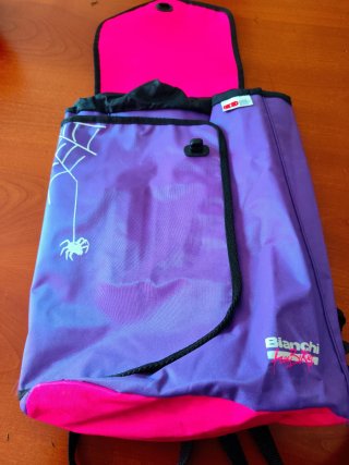 Zainetto Bianchi Fluo con Ragnatela