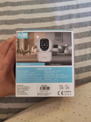 Cámara Inteligente M2-TEC WiFi 1080P Interior