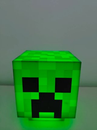 Lampada Minecraft Creeper Icon Light Funzionante