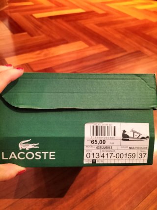 Deportivas Lacoste Talla 37 Nuevas