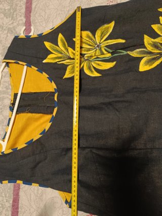 Traje Flamenca Azul y Amarillo Talla 42/ 44