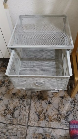 Pack exterior. Cajonera y Zapatero Metálico
