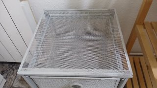 Pack exterior. Cajonera y Zapatero Metálico