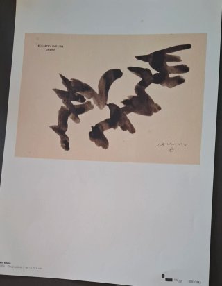 Lote 2 Láminas E. Chillida Sobre lo que no se
