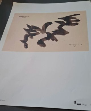 Lote 2 Láminas E. Chillida Sobre lo que no se