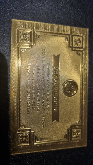 Colección Monedas Conmemorativas Oro 24K