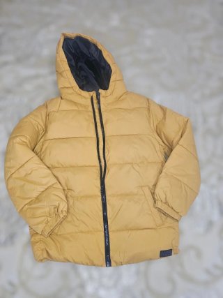 Chaqueta acolchada amarilla Mango