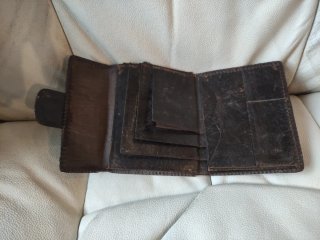 Cartera antigua de piel Legítimo Ubrique