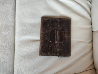 Cartera antigua de piel Legítimo Ubrique