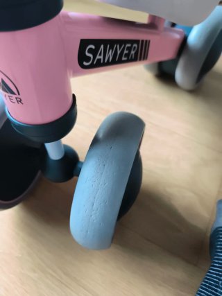 Triciclo para bebé rosa