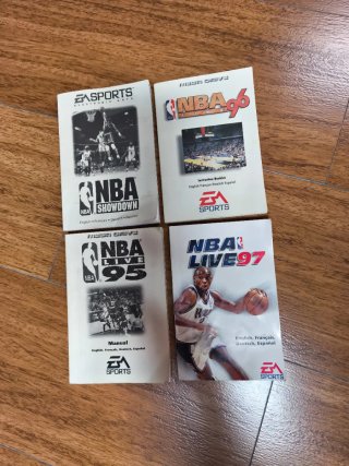 Pack 4 Juegos NBA Mega Drive EA Sports