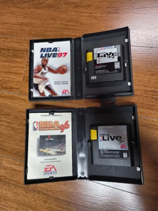 Pack 4 Juegos NBA Mega Drive EA Sports