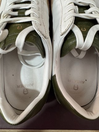 Zapatillas Aigner Blancas y Verdes Talla 41