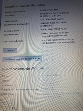 Portátil Lenovo I5 42210 17 pulgadas