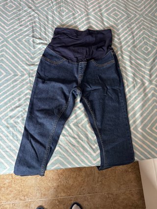 Pantalón premamá azul