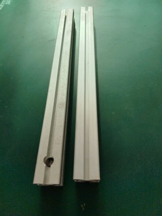 2 Perfiles Aluminio 40x40 48cm