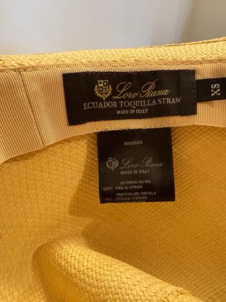 Cappello Panama originale con piccolo difetto