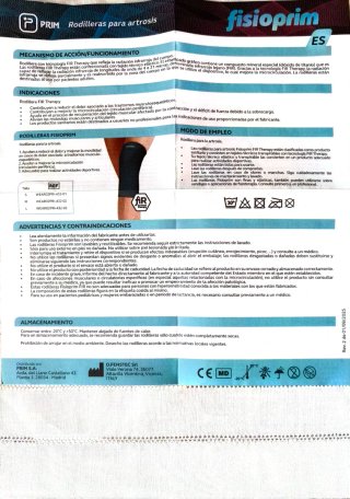 Rodillera Fisioprim Artrosis Unisex Bilateral
