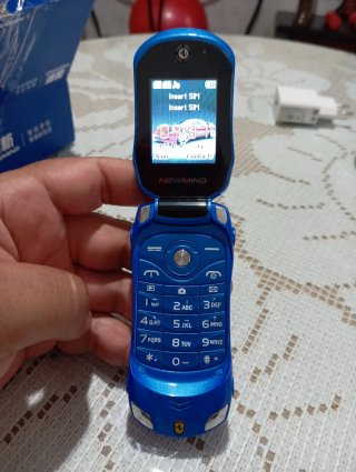 Móvil Ferrari Azul Coche