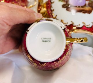 Servizio Tè/Caffè Limoges France Porcellana