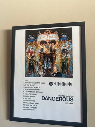 Cuadro personalizado de tracklist (albúm a elegir)