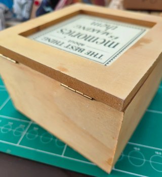 Caja de madera decorativa Memories