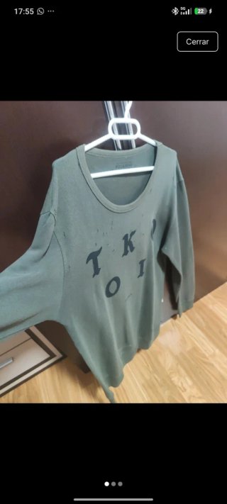 Sudadera Pull&Bear verde militar