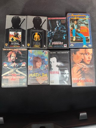 Lote 8 Películas VHS (Acción, Terror, Sci-Fi)