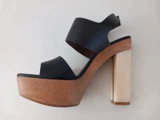 Marni Sandali Zeppa Neri/Marrone Tg 37