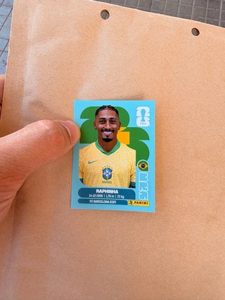 Cromo Raphinha Brasil Mundial 2026