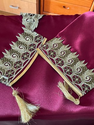 Vestido árabe bordado talla única